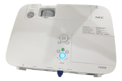 Projetor Nec Np-p501x Hdmi 5000 Lumens Xga Outlet Branco (Recondicionado)