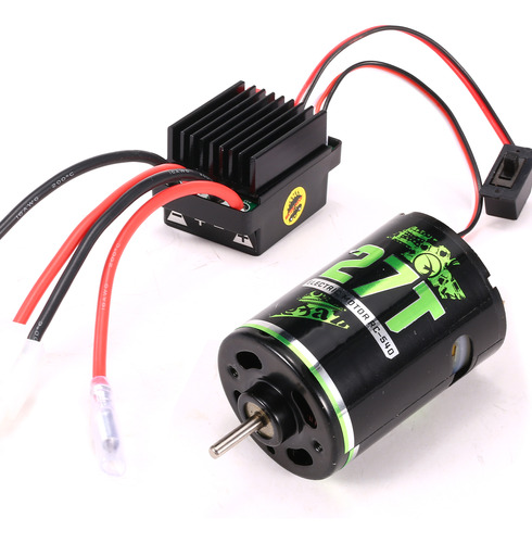 Esc Car 27t Esc Rc Para Motor 1/10 Y Controlador 60a 5v/2a