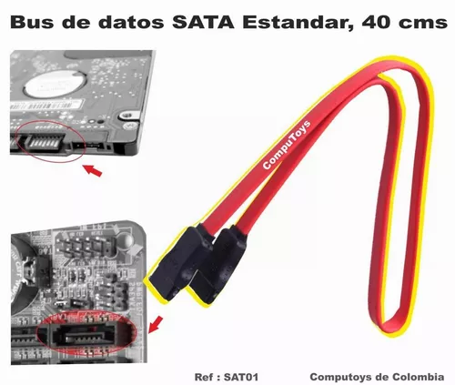 Cable De Datos Sata-3 Discos Duros Ref: Sat01 Computoys Sas