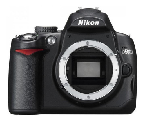  Nikon D5000 DSLR color  negro