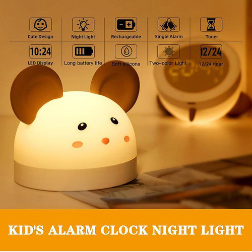 Reloj Despertador Digital De Escritorio Moderno Para Niños