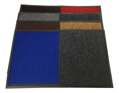 Alfombra Sanitaria Doble, Poliéster Y Pvc, Varios Colores