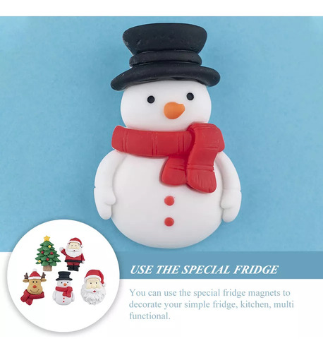 Nuevo Muñeco Nieve Navideño Dibujos Animados De Resina Diy