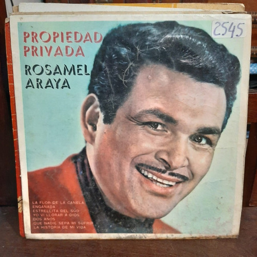 Vinilo Microsurco Rosamel Araya Propiedad Privada Xx Vm1 