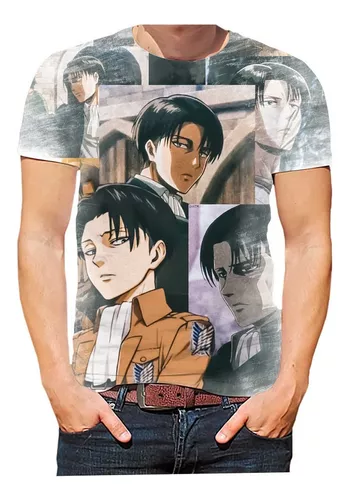 Camiseta Camisa Personalizada Anime Ataque dos Titãs 03