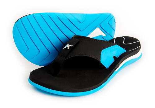 Chinelo Sandalia Kenner Masculino Original X-gel Preto/azul