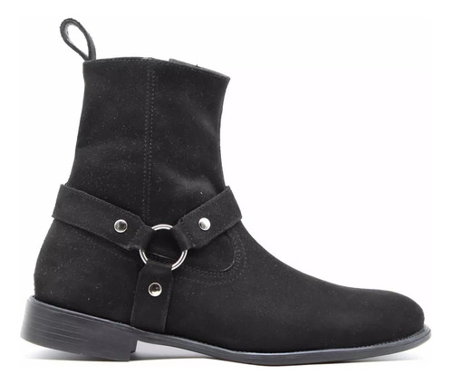 Botin Hombre Caballero Chelsea Boots Piel Gamuza Arnes