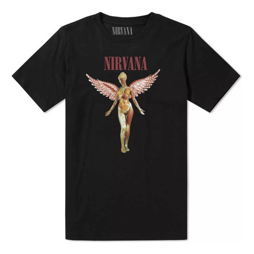 Nuevo Camiseta Nirvana Nirvana Band Rock Manga Corta Kurt Co