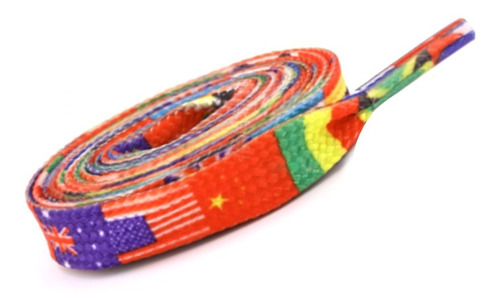 Cordones Para Championes Banderas 100cm