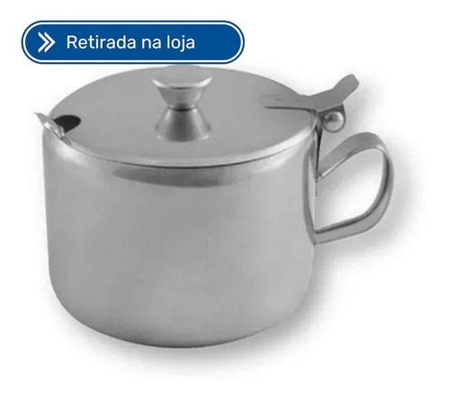 Açucareiro Com Pá Inox 220g  Western A-240