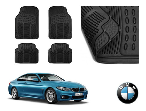 Kit Tapetes De Uso Rudo Bmw 420i 2017 Rubber Black Original