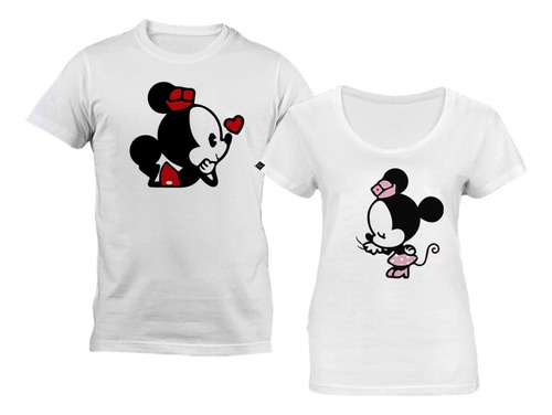 Par De Playeras De Pareja Mickey Minnie  14feb-013