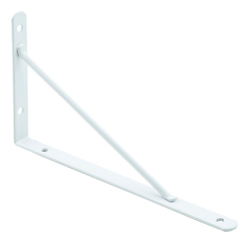 Suporte Prateleira Mao Francesa Podium Forte 30cm Branco - K