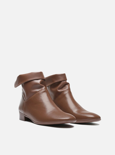 Bota Arezzo Classic Couro New