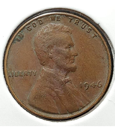 1946 Lincoln Wheat Penny Centavo Americano 