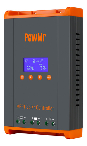 Powmr 2024 New 100% Mppt 60a Solar Charge Controller 12v-48v
