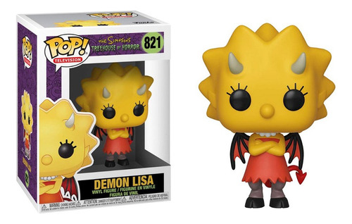 Funko Pop Simpsons S3 Demon Lisa ( Caja Con Detalle )