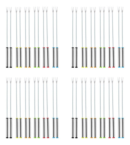 Juego De 48 Palitos De Fondue Y Queso Para Hacer Queso, Tint