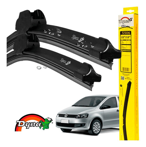 Kit Limpador Parabrisas Vw Fox 2010 A 2012 Dyna Original