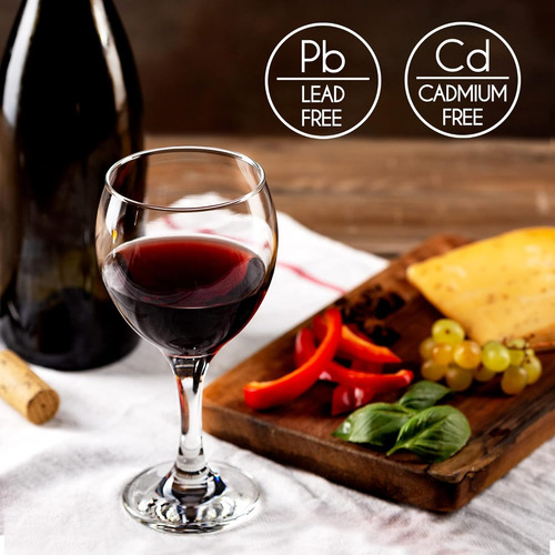 Juego De 6 Copas De Vidrio Para Vino