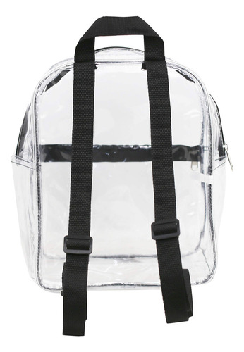 Mini Mochila Transparente Para Estadio, Mochila De Pvc Trans Transparente Lisa
