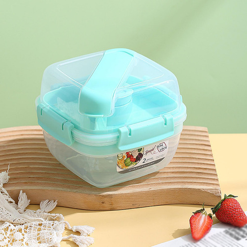 Recipiente Para Ensalada Para Llevar, Recipiente Compatible