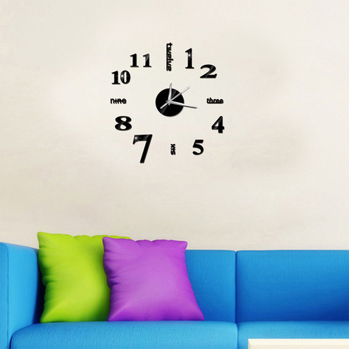 Calcomanía Con Números De Espejo Silenciosos Para Decoración