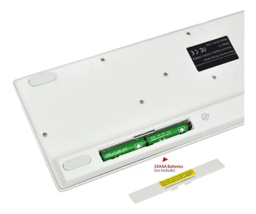 Combo Teclado Mouse Inalámbrico Ultra Delgado + Protector