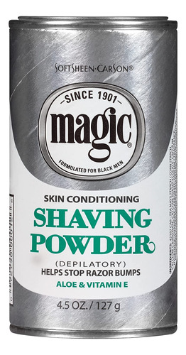 Magic Platinum Shaving Powder 4.5oz. Acondicionador De La Pi