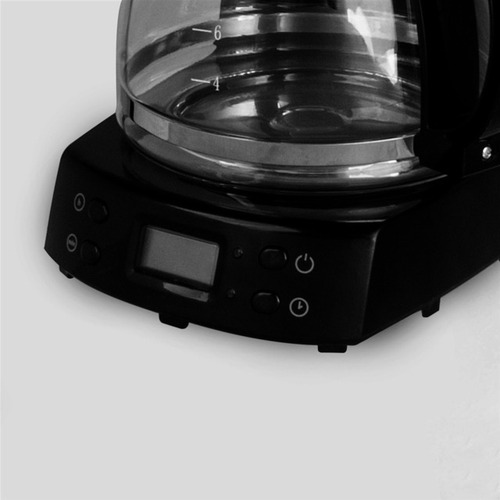 Imagen 3 de 4 de Cafetera Automática Ultracomb Negra Con Filtro Vienna 1,2 L
