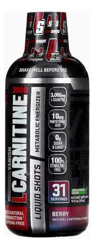 L Carnitine 3000 Berry - Prosupps - 31 Servicios