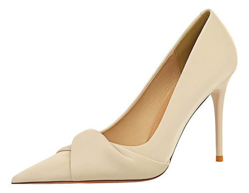 Zapatos Tacón Fino Fiesta,punta Afilada Estilo Sofisticado