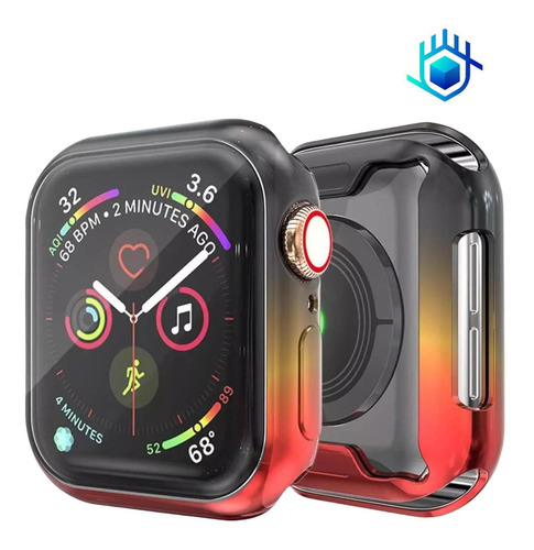Imagen 1 de 5 de Funda Polycolor Premium Con Mica Para Apple Watch Protector