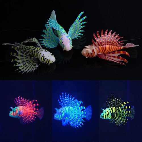 S Adorno Para Acuario Con Forma De Pez León