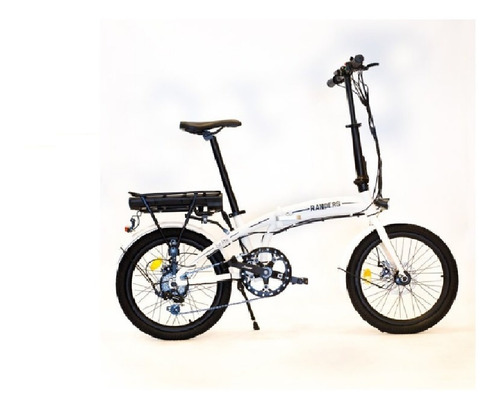 Imagen 1 de 10 de Bicicleta Electrica Plegable Rodado 20 Color Blanco