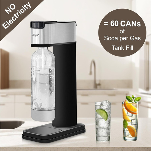 Máquina De Agua Con Gas Y Refrescos Con 2 Botellas