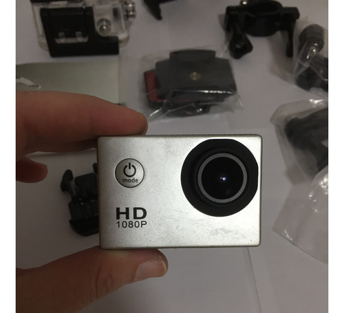 Camara Estilo Go Pro Con Accesorios