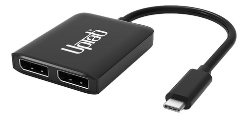 Uptab Hub Adaptador De Monitor Dual Usb C A Displayport, Div