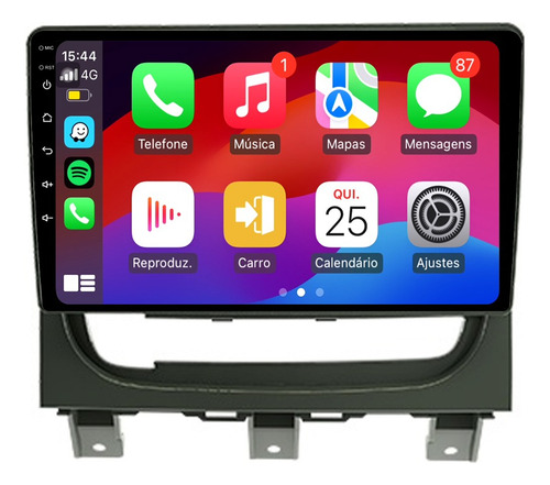Multimidia Palio 13/19 9p Android 14 Carplay 4gb 64gb