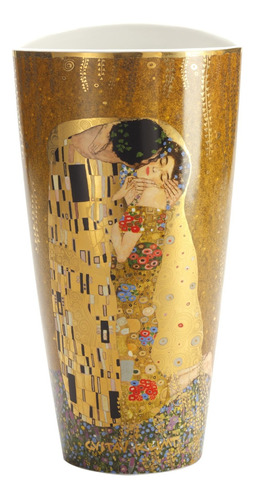 Gustav Klimt El Beso 28 cm Jarrón De Porcelana (por Goebel