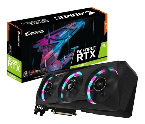 Nvidia Gigabyte Aorus Geforce Rtx 3060 Ti Elite 8gb