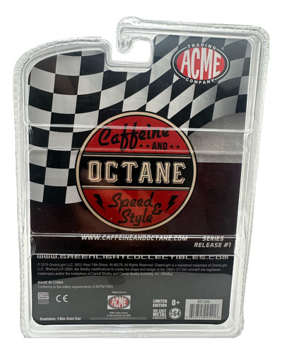 Ford Mustang Shelby Gt350 1966 A Escala 1:64 - Acme Amarillo