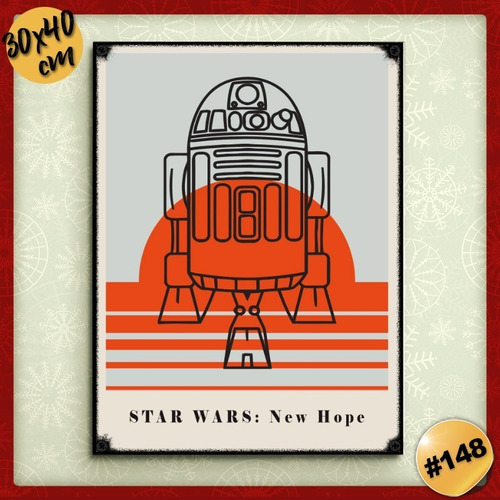 Pack De 3 Posters 30 X 40 Cm - Papel Ilustración / Star Wars