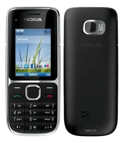 Nokia C2-01 43 MB preto 64 MB RAM