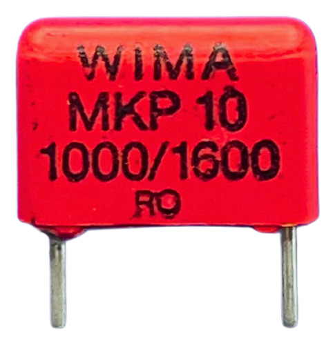 5x Capacitor Poliéster 1k/1600v Mkp10 10% 10mm Wima