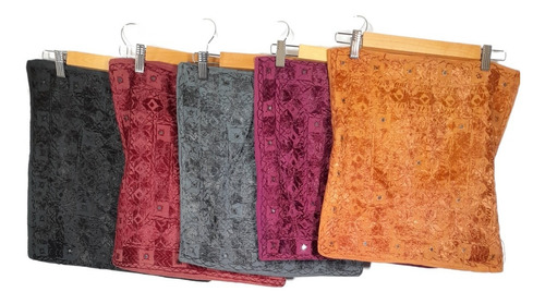 Imagen 2 de 5 de Funda De Almohadones 40x40 Cm Hindúes Bordad