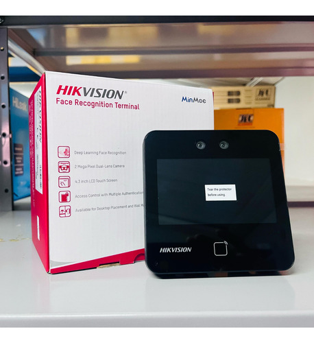 Leitor Facial Digital Hikvision Ds-k1t343mwx Wi-fi Terminal