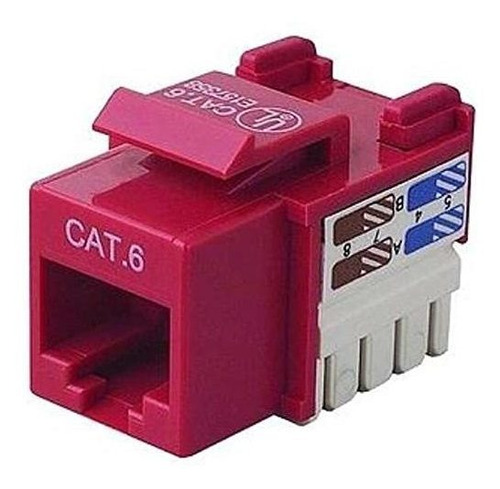 Cable De Red Ethernet Cat Generic Cat6 Rj45 Keystone Jack Pu
