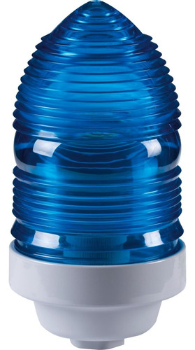 Sinalizador Noturno Topo Predio Tramontina 1lamp Aluminio Cor Da Luz Blue/azul 110v/220v