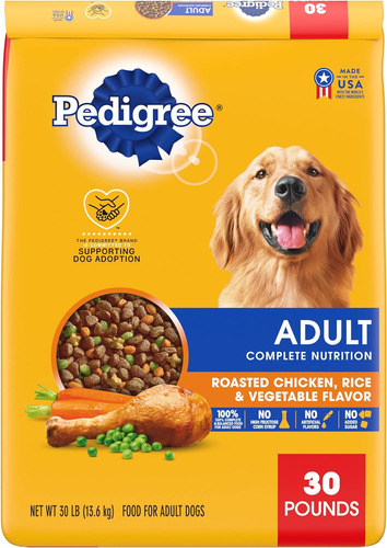 Alimento Seco Para Perros Adultos Pollo Asado Arroz Y Verdur